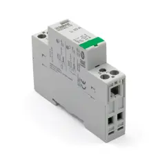 Installationskontaktor 24V AC/DC 1-pol NO 230VAC/20A @ electrokit