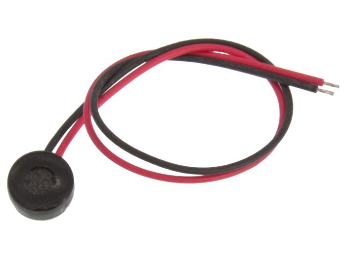 Electret mikrofon ø4.4mm med sladdar @ electrokit (1 av 2)