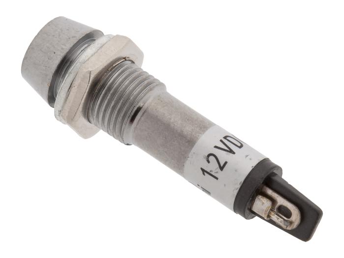 Panel mount indicator 12VDC ø8mm blue @ electrokit (2 of 2)