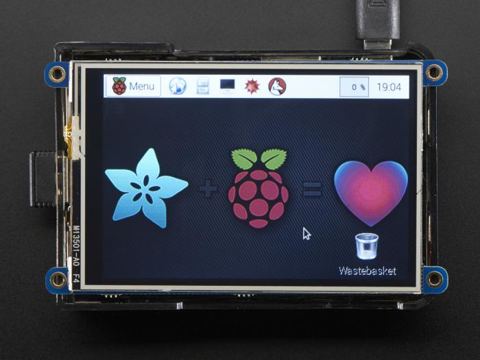 PiTFT+ 480x320 TFT-skärm med touch @ electrokit (4 av 9)