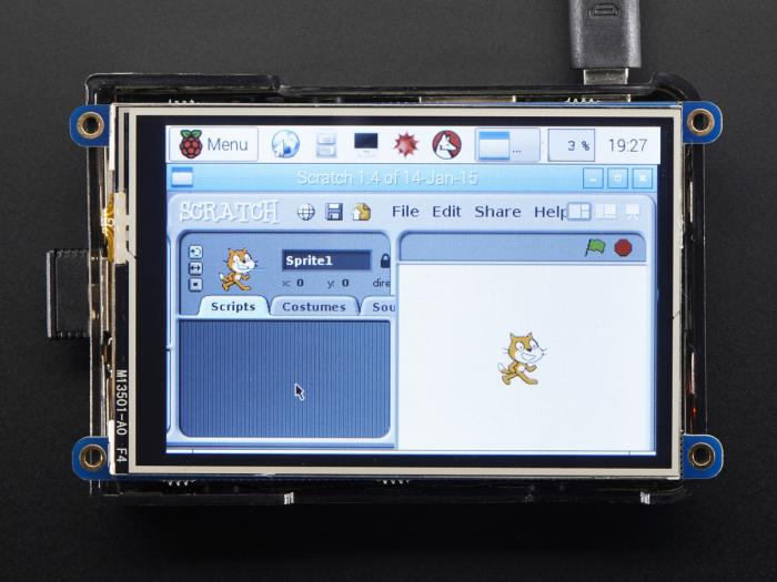 PiTFT+ 480x320 TFT-skärm med touch @ electrokit (5 av 9)