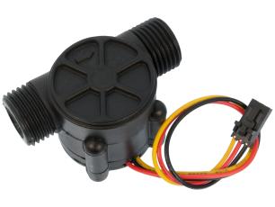 Flödesmätare 1/2 tum 1-30l/m @ electrokit