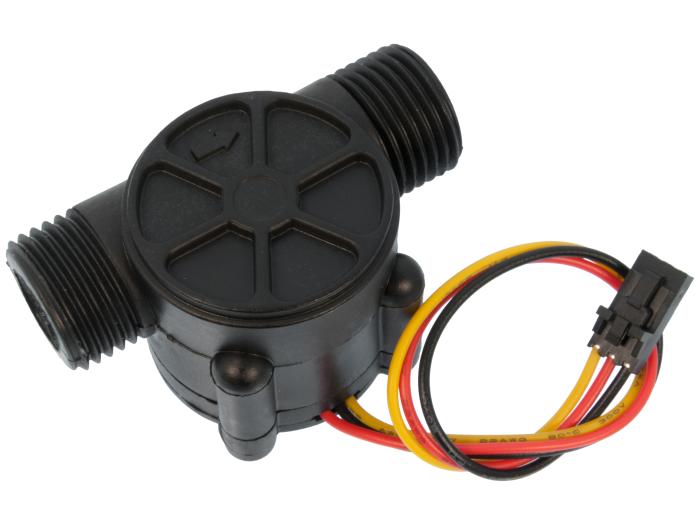 Flödesmätare 1/2 tum 1-30l/m @ electrokit (1 av 3)