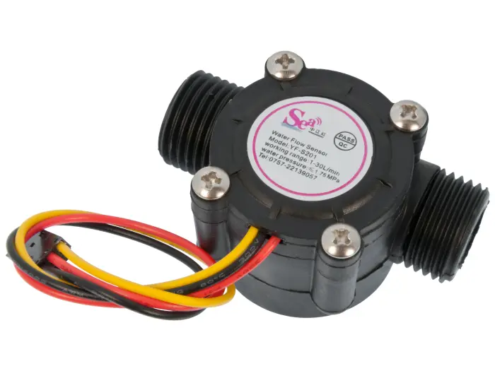 Water flow sensor 1/2