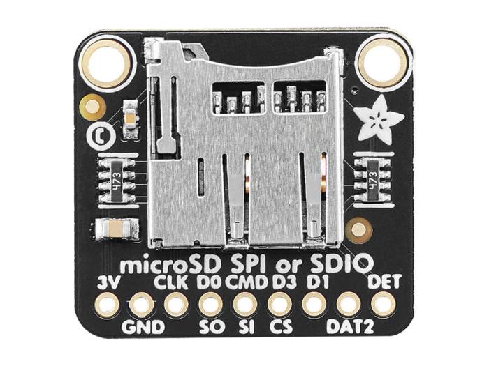 MicroSD-läsare 3V SPI/SDIO @ electrokit (1 av 4)