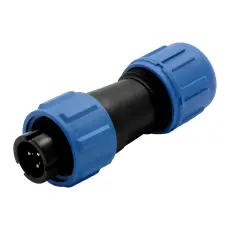 Waterproof connector 3-pole male cable IP68 @ electrokit