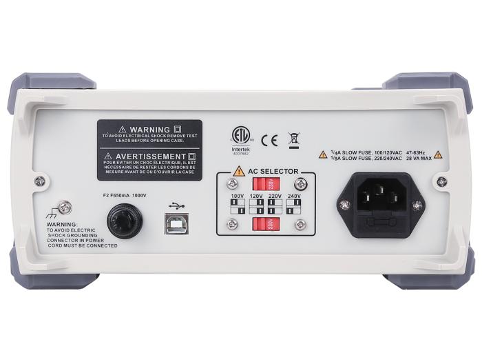 Bänkmultimeter 3 5/6 siffra UNI-T UT8803E @ electrokit (3 av 4)