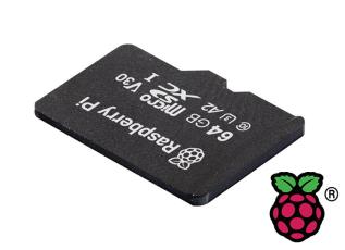 Minneskort SDHC 64GB med Raspberry Pi OS @ electrokit