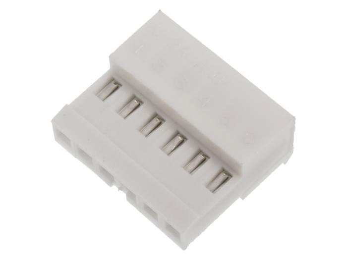 MTA-100 hylsdon 24AWG 2.54mm 6-pol vit @ electrokit (1 av 3)