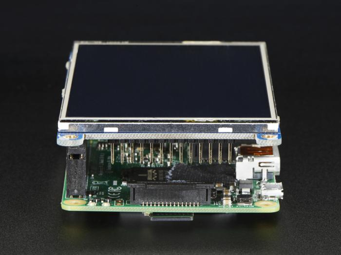 PiTFT+ 480x320 TFT-skärm med touch @ electrokit (8 av 9)