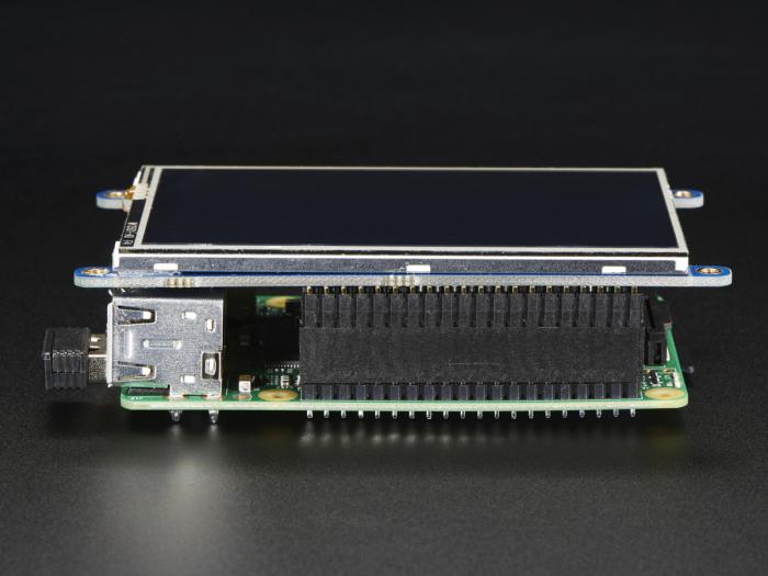PiTFT+ 480x320 TFT-skärm med touch @ electrokit (9 av 9)