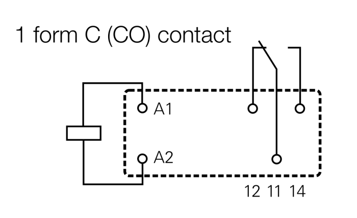 Relä RT114 5V 1-pol 12A - 250VAC/24VDC NO/NC @ electrokit (2 av 2)