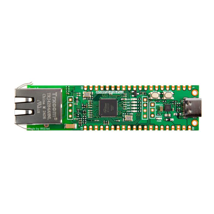 Utvecklingskort med RP2040 och W5500 Ethernet @ electrokit (2 av 3)