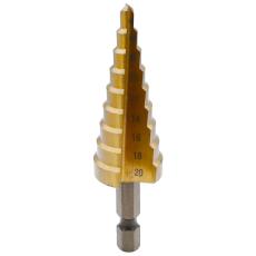 Hårdmetall stegborr 4-20mm HSS @ electrokit