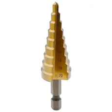 Hårdmetall stegborr 4-20mm HSS @ electrokit