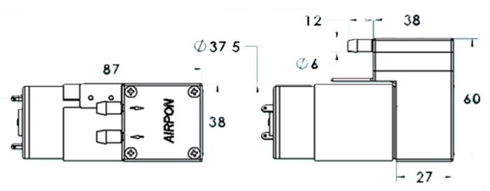 Vacuumpump 12V @ electrokit (4 av 5)