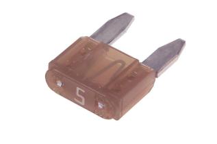 Blade fuse 5A 32VDC - MINI ATM begie @ electrokit