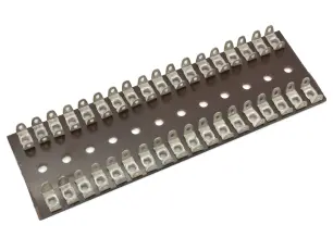 Lödstöd dubbel 2x18-pol 6.35mm @ electrokit