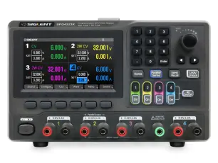Labbaggregat 4-kan 6V/32V 3.2A/3.2A 240W Siglent SPD4323X @ electrokit