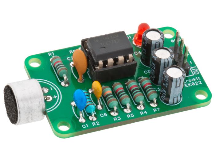 Amplifier for electret microphone EK022 @ electrokit (1 of 4)