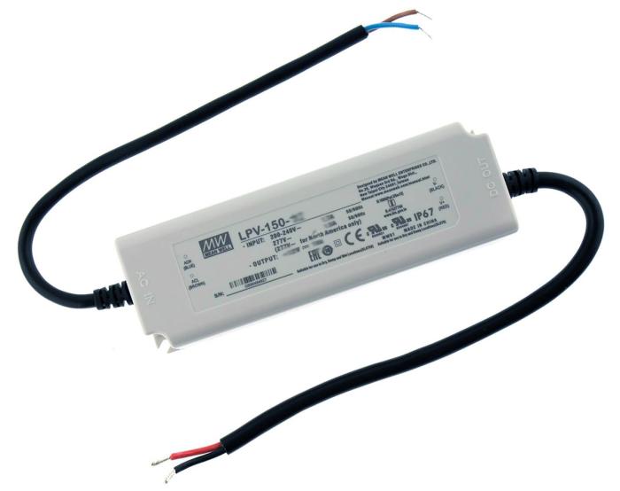 Nätaggregat 15V 8A 150W LPV-150-15 @ electrokit (1 av 1)