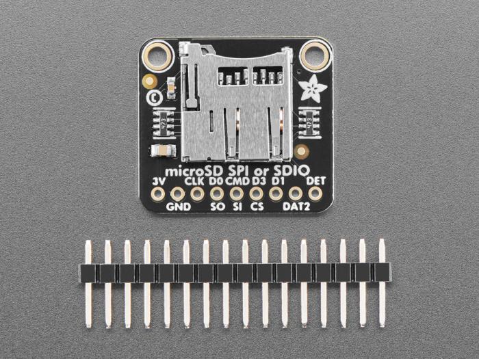 MicroSD-läsare 3V SPI/SDIO @ electrokit (3 av 4)