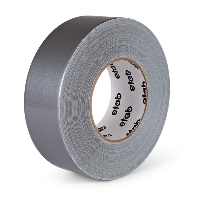 Silvertejp / vävtejp grå 50m 50mm @ electrokit (1 av 1)