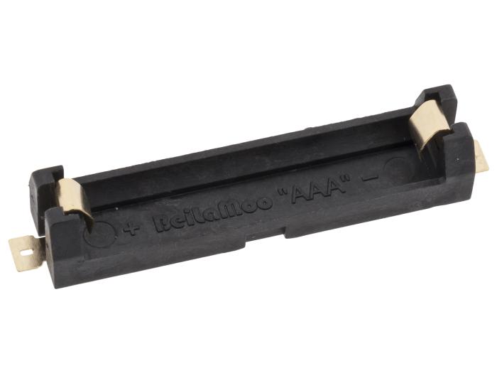 Batterihållare 1x AAA PCB SMD @ electrokit (1 av 2)