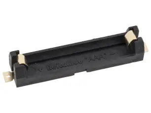 Batterihållare 1x AAA PCB SMD @ electrokit