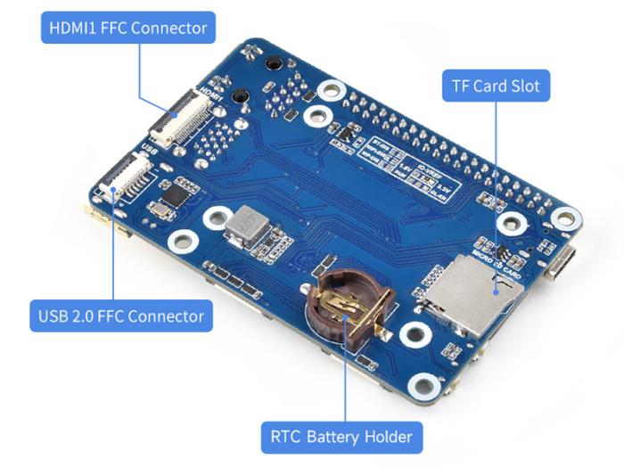 Compute Module 5 mini base IO Board @ electrokit (8 av 10)