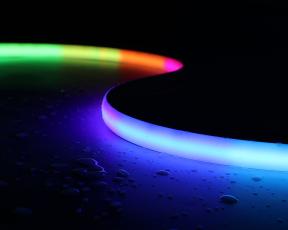 RGBCW COB LED-strip 1m WS2812B 1428LED/m 26W/m 24V @ electrokit
