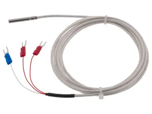 Temperatursensor PT100 3-tråd 2m @ electrokit