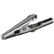 Krokodilklämma 4mm med skruv @ electrokit