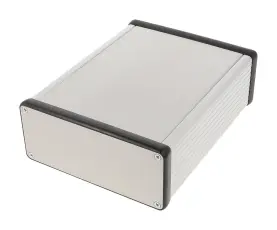 Aluminiuml&aring;da extruderad 160x125x51mm @ electrokit