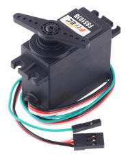 Servo FS5103B-FB med &aring;terkoppling @ electrokit