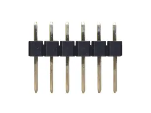 Stiftlist 2.54mm 1x6p @ electrokit
