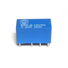 Relä SRC-S 12V 2-pol 1A - 120VAC/30VDC NO/NC @ electrokit