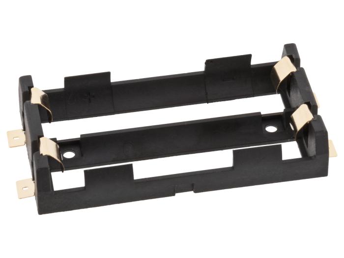 Batterihållare 2x18650 PCB SMD @ electrokit (1 av 3)