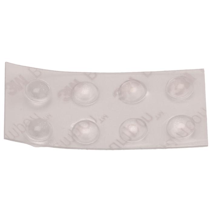 3M Bumpon gummifot ø6.4x1.9mm transp. 8-pack @ electrokit (1 av 1)