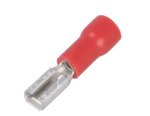 Blade receptacle 2.8x0.8mm red @ electrokit