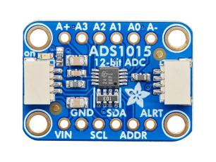 ADS1015 12-bit ADC 4ch with programmable gain amplifier @ electrokit