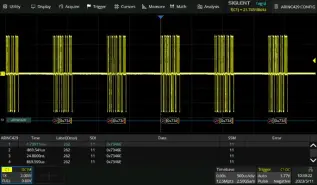 ARINC429 trigger and decode SDS7000A-ARINC software @ electrokit