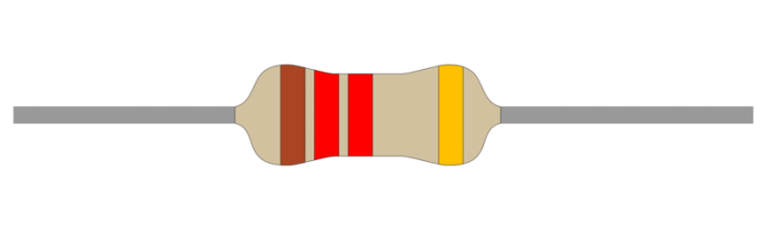 Resistor 1W 5% 1.2kohm (1k2) @ electrokit (1 of 1)