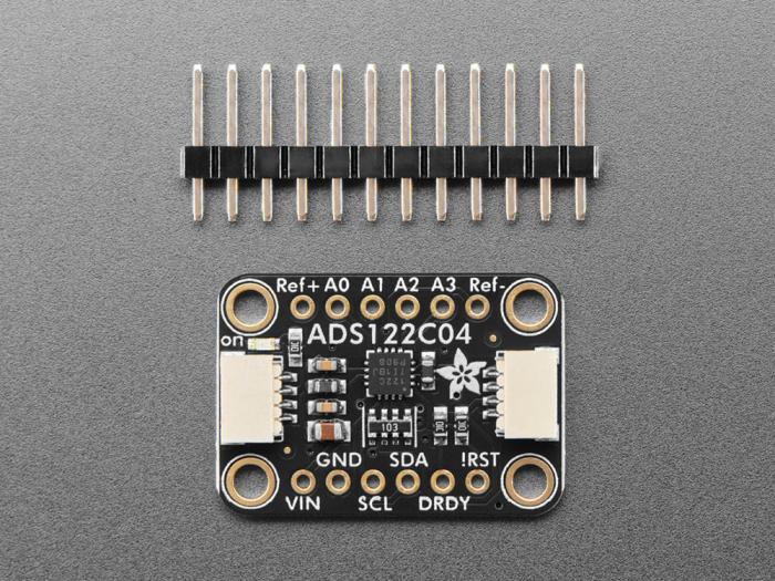 ADC AD-omvandlare 4-kanal 24-bit 2-kSPS - Qwiic @ electrokit (4 av 4)