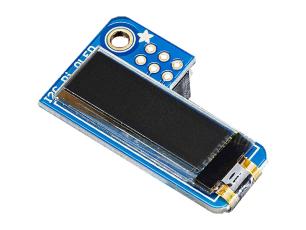 Adafruit PiOLED 128x32 monochrome OLED for Raspberry PI @ electrokit