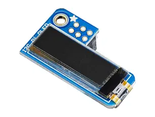 Adafruit PiOLED 128x32 monokrom OLED för Raspberry Pi @ electrokit