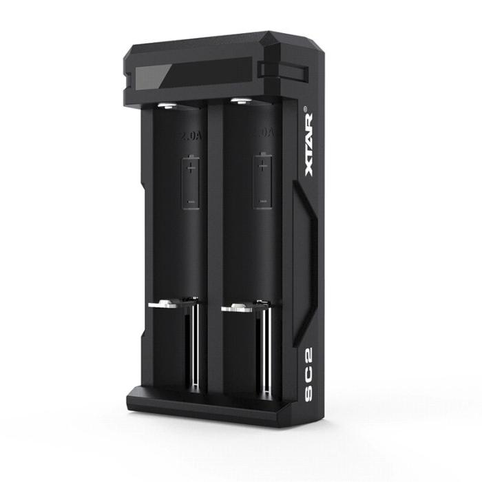 Batteriladdare Li-Ion 4A för 2x 18650 Xtar SC2 @ electrokit (2 av 5)