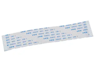 FPC-kabel 20-pol 1.0mm 100mm samma-sida @ electrokit