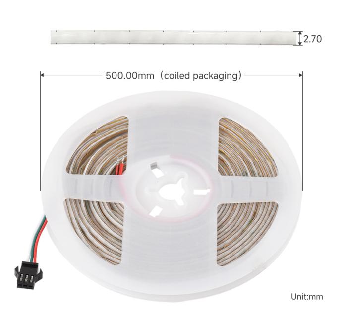 RGB LED-strip 5m WS2812B 160LED/m 12W/m 5V @ electrokit (8 of 8)