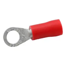 Ring terminal 4.3mm red @ electrokit